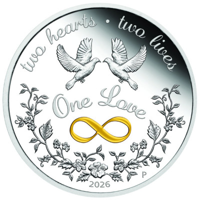 "One Love" 2026 - 1 Oz - Silver Gift-Coin