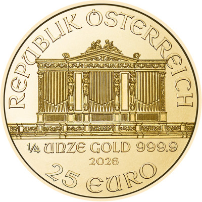 Wiener Philharmoniker (2026) - 1/4 Oz - monedă de investiții din aur