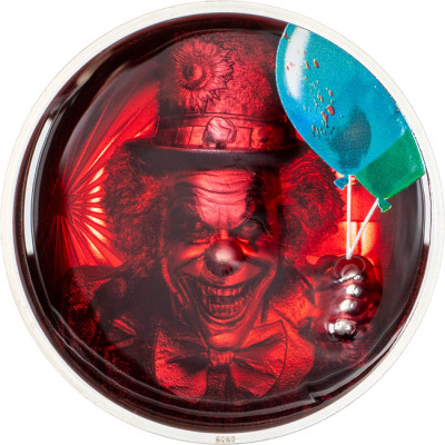 Coulrophobia (2026) - 2 Oz -  Silver Proof Collector Coin