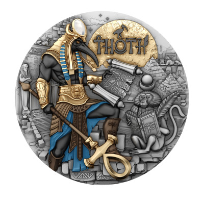 Thoth - 2 Oz - Monedă de colecție din argint