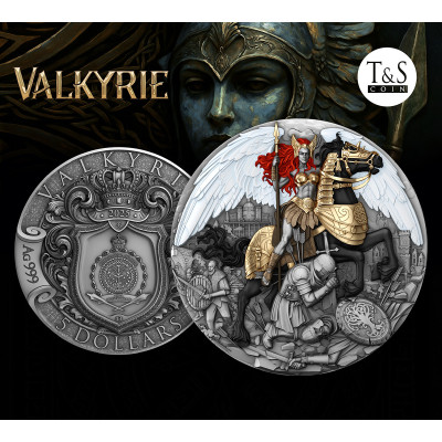 Valkyrie - 2 Oz - Monedă de colecție din argint