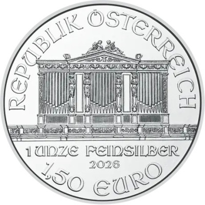 Wiener Philharmoniker  (diferite ediții) – 1 Oz – monedă de investiție din argint